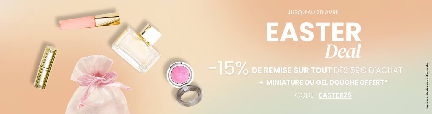 Easter Deal : -15% dès 59€ d'achat !